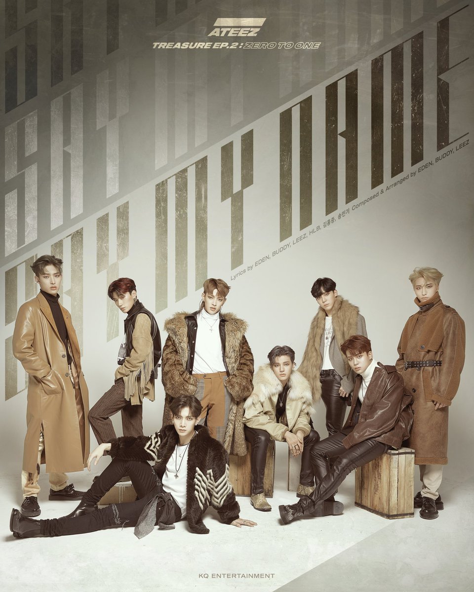📷] ATEEZ TREASURE EP.2 : Zero To One Title Poster ALBUM RELEASE