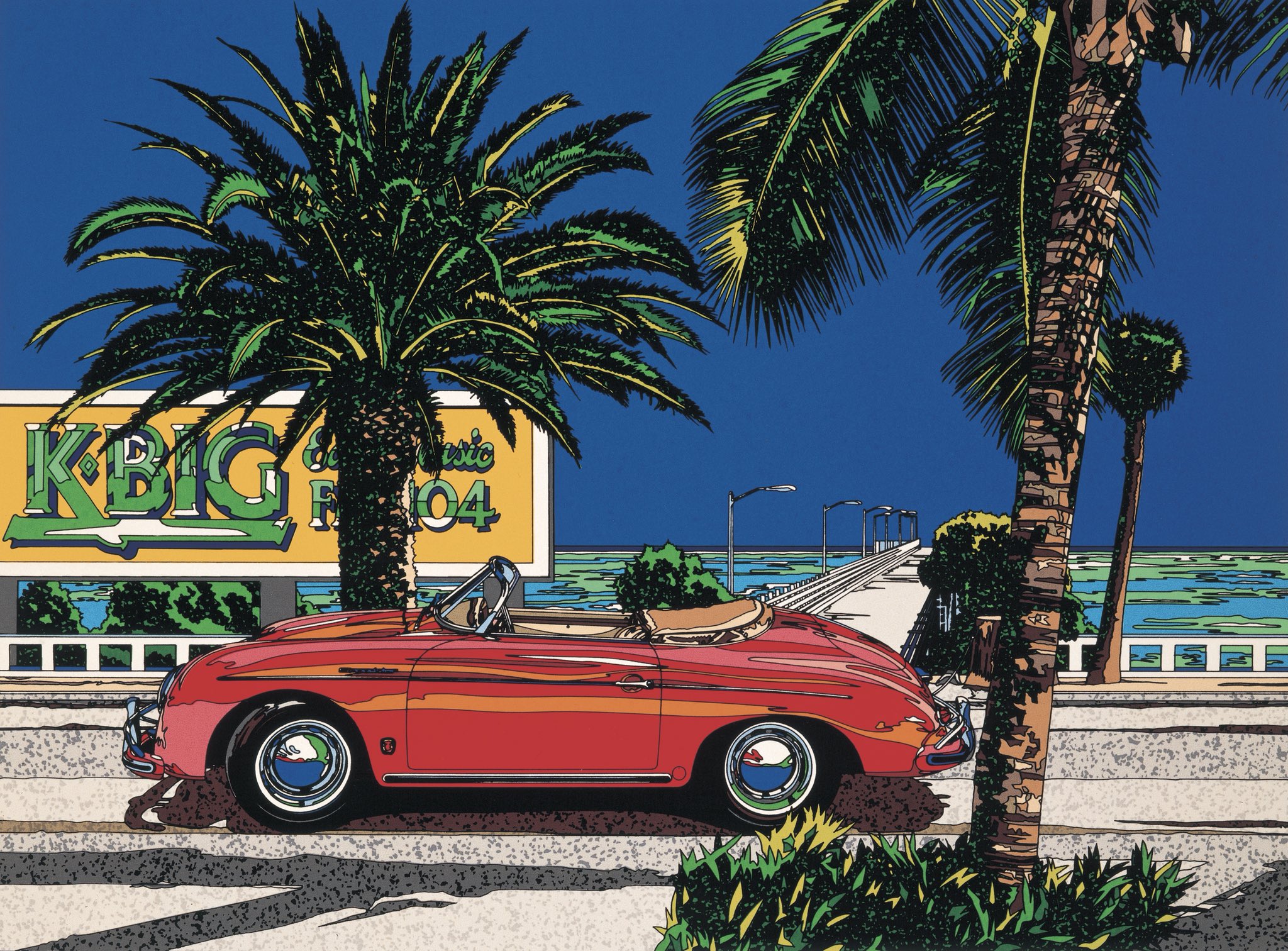 鈴木英人 EIZIN SUZUK BEACH CLUB BAR ジクソーパズル 鈴木英人 EIZIN