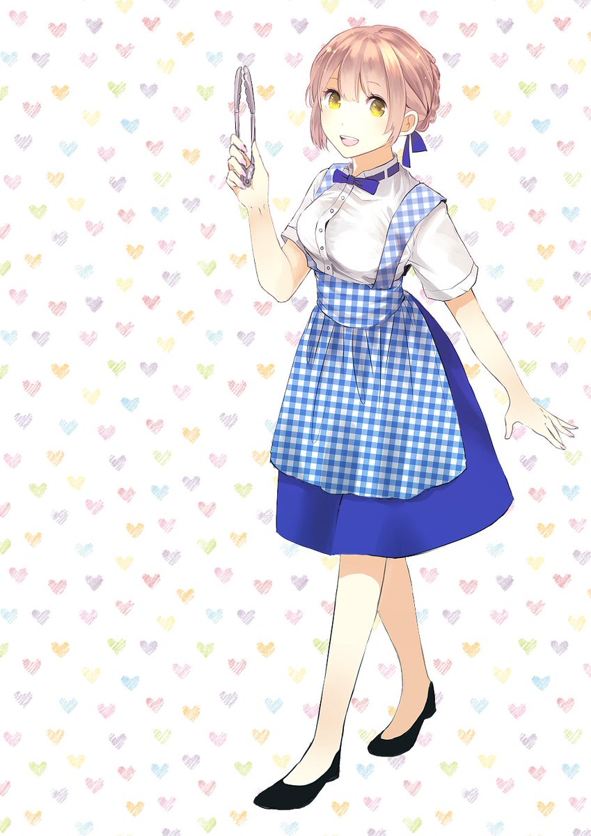 神戸屋の制服かわいいっていうあれ #神戸屋 #イラスト