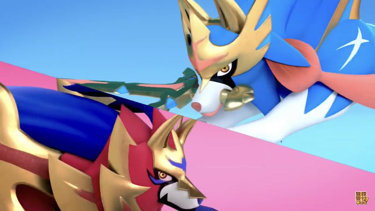 伝説、やっぱお互いの背中守る系なのかな仲いいのかな 2匹で対な感じ