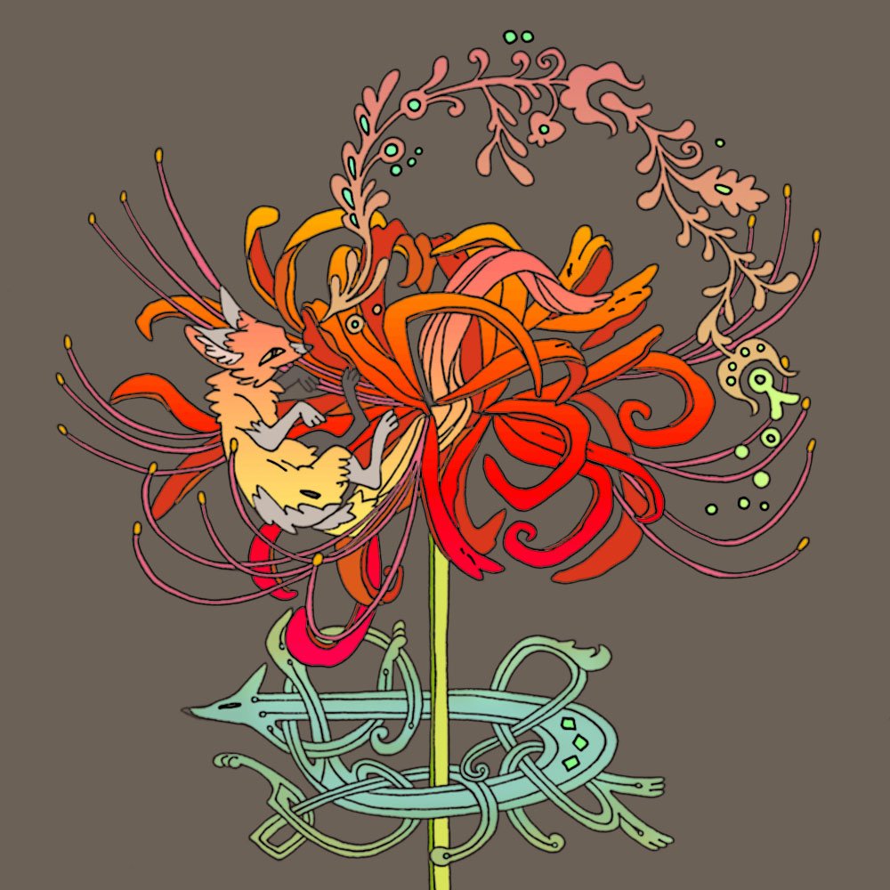 きつね版深夜の真剣お絵描き60分一発勝負 過去お題から『