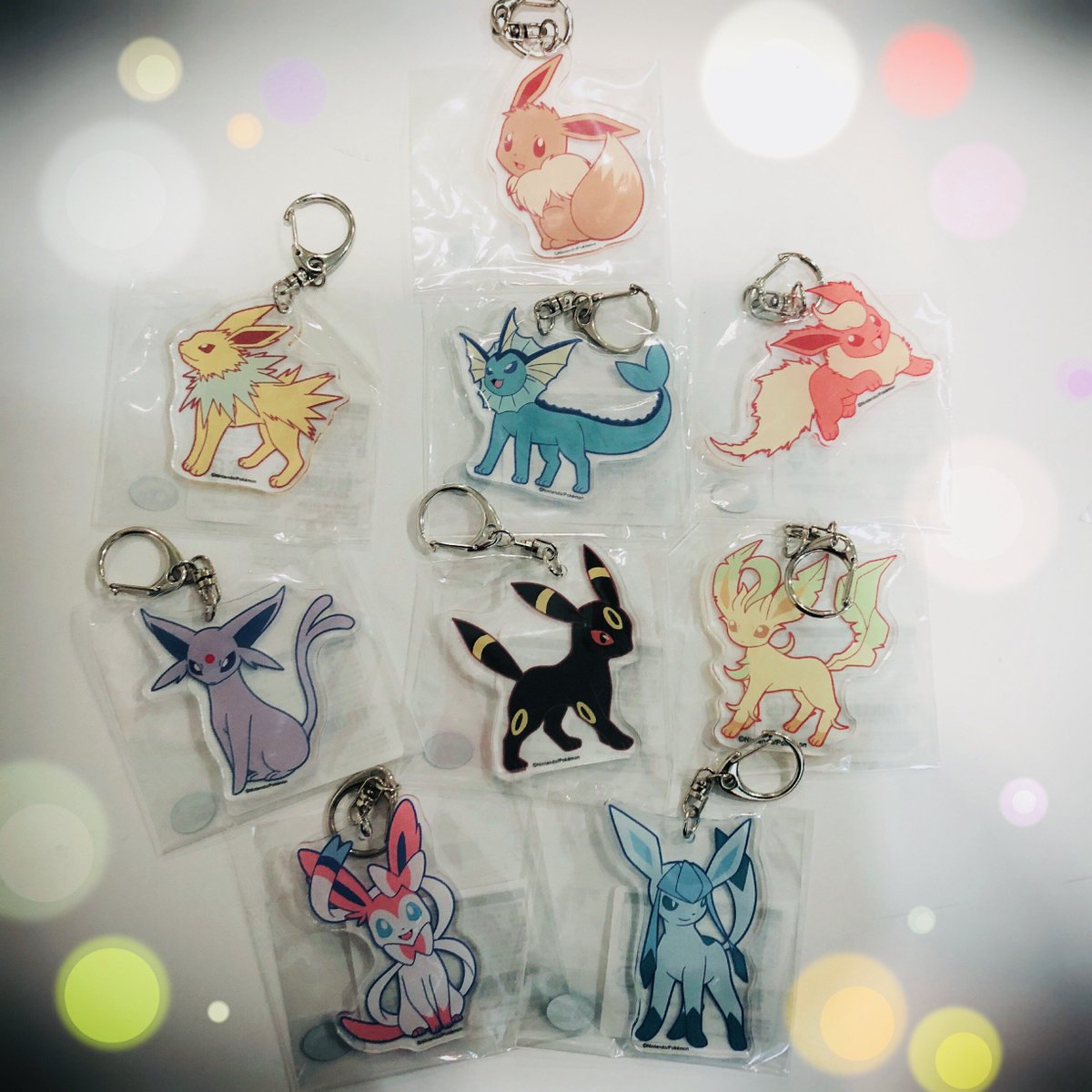 ポケットモンスター】より、 イーブイと進化系の「アクリル