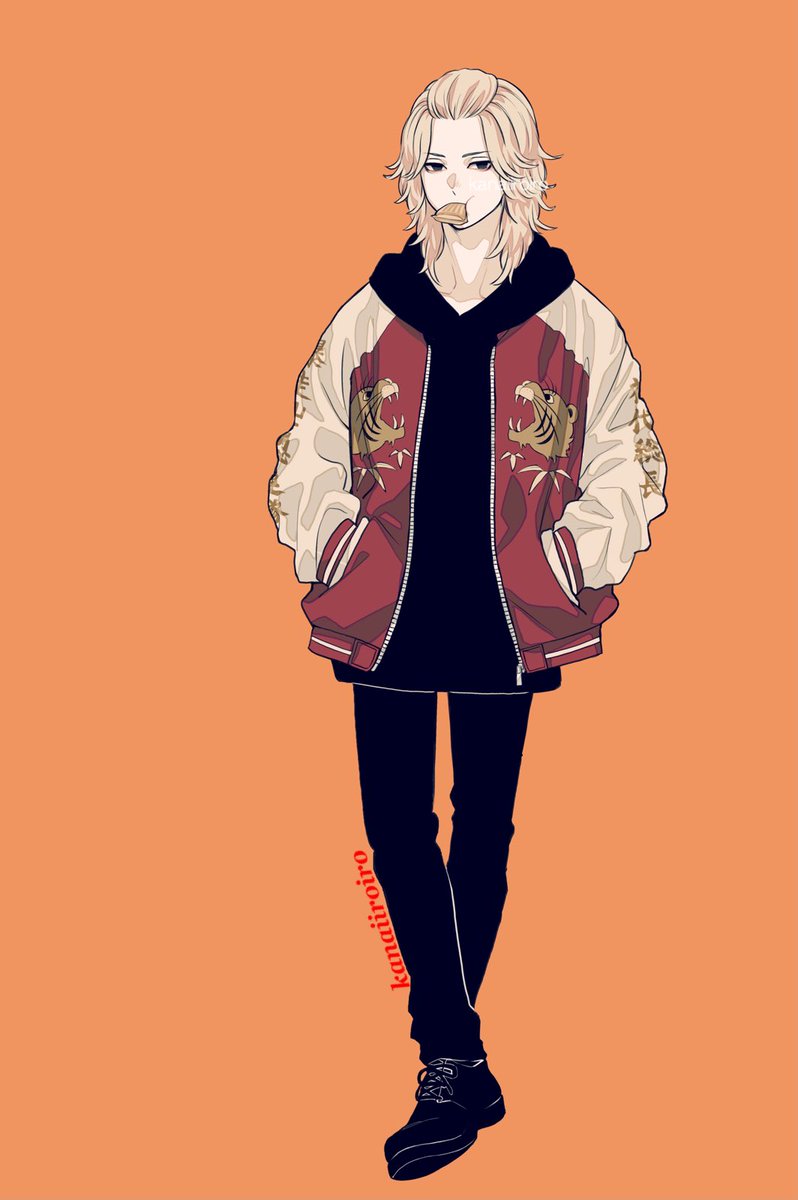 東京リベンジャーズ落書き スカジャンのマイキー 2枚目はおまけ