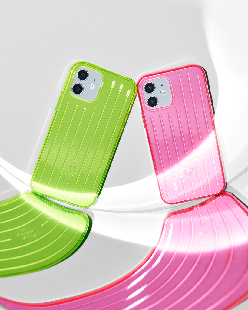 Introducing the latest RIMOWA iPhone 12 Cases in Neon Pink and