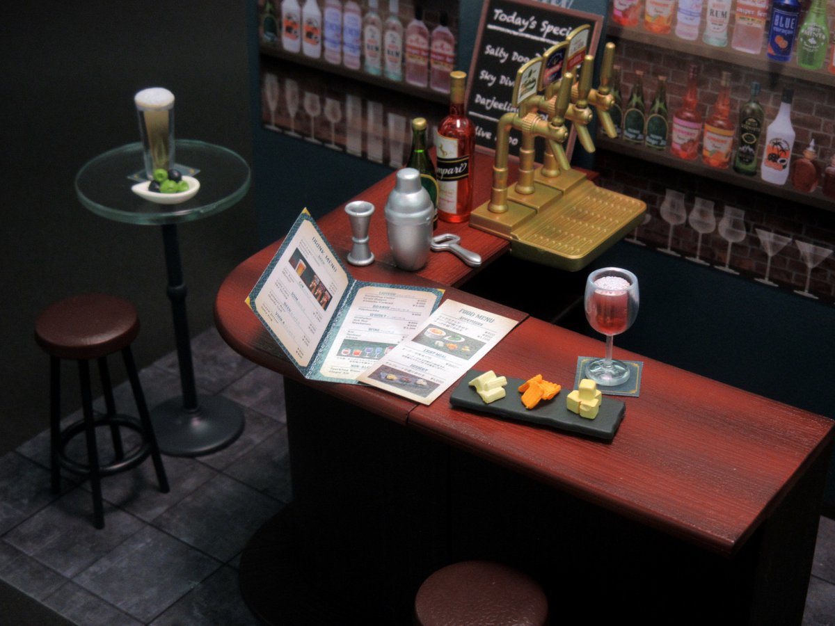 本日発売【ぷちサンプルシリーズ Bar Tiny】 おしゃれなバーで素敵な