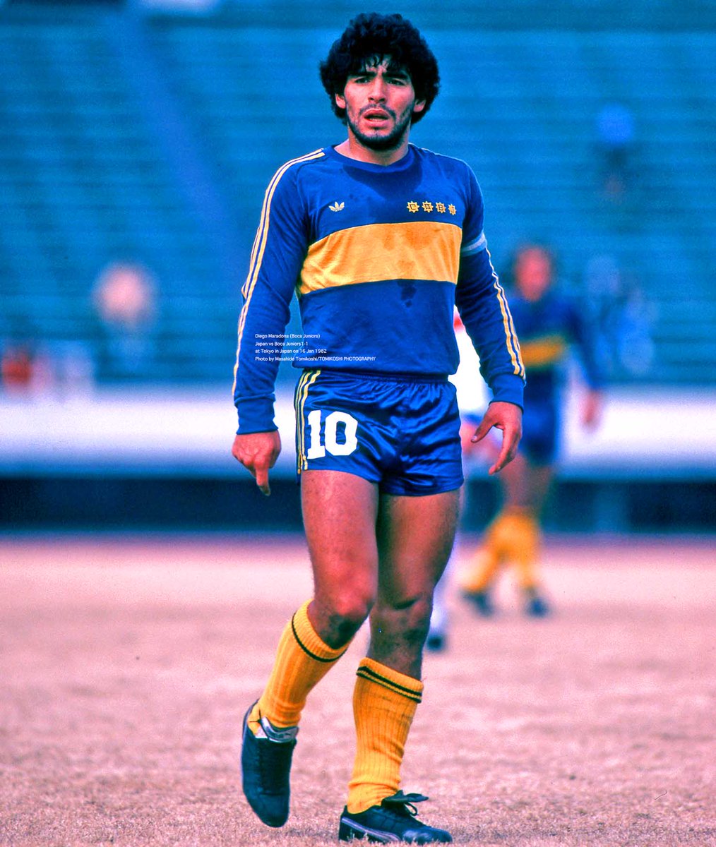 Diego Maradona 10(Boca Juniors) Japan vs Boca Juniors1-1 at Tokyo