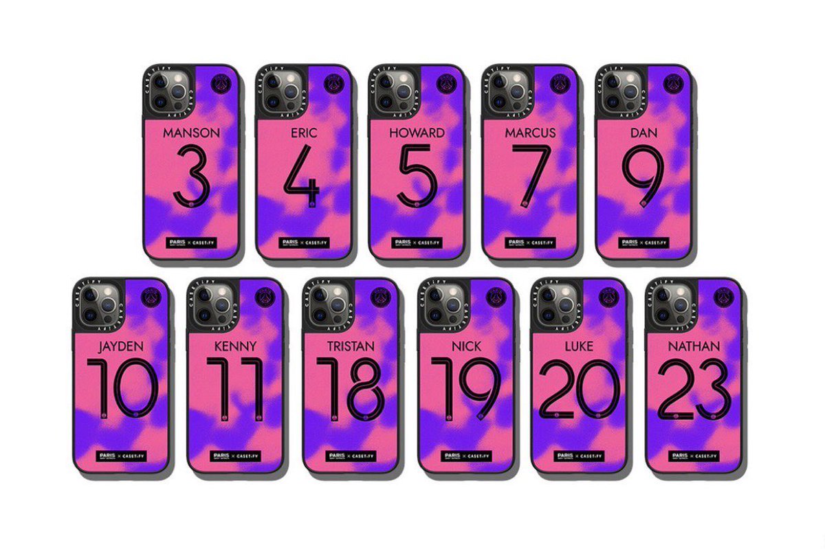 CASETiFY × PSG】コラボコレクションが3月12日（金）に発売予定。 自分