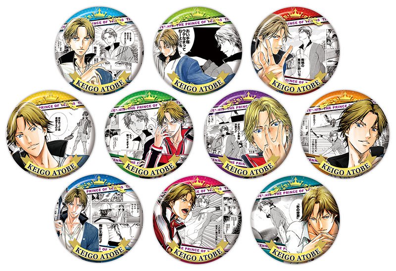 テニスの王子様大原画展 グッズ紹介 「コレクション缶バッジ“HEROES