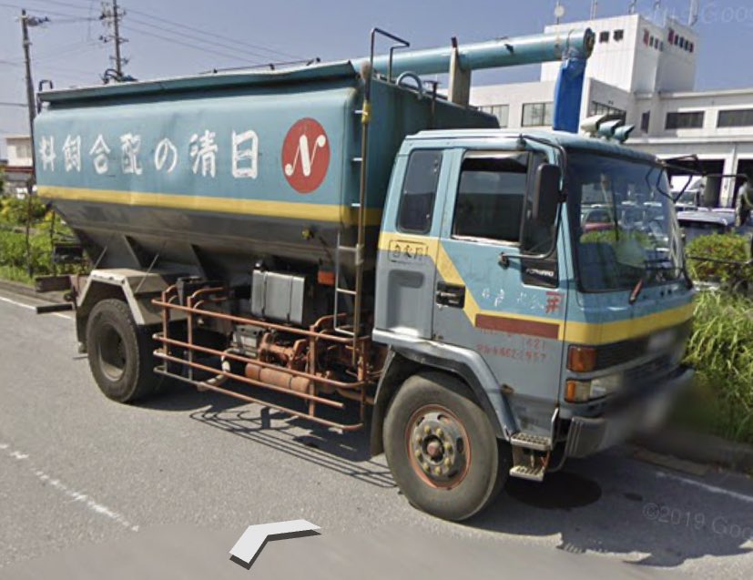 googleストリートビューにて発見！ いすゞ840フォワード後期型