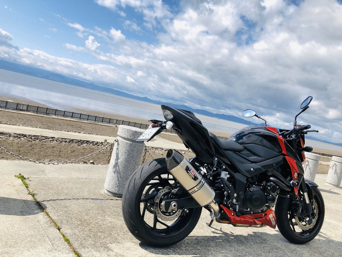 デイトナのフェンダーレスでリア周りスッキリ。 #GSX-S750