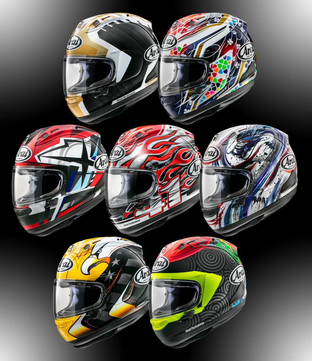 2020年度アライヘルメット総合カタログ】も完成し、新色RX-7Xレプリカ