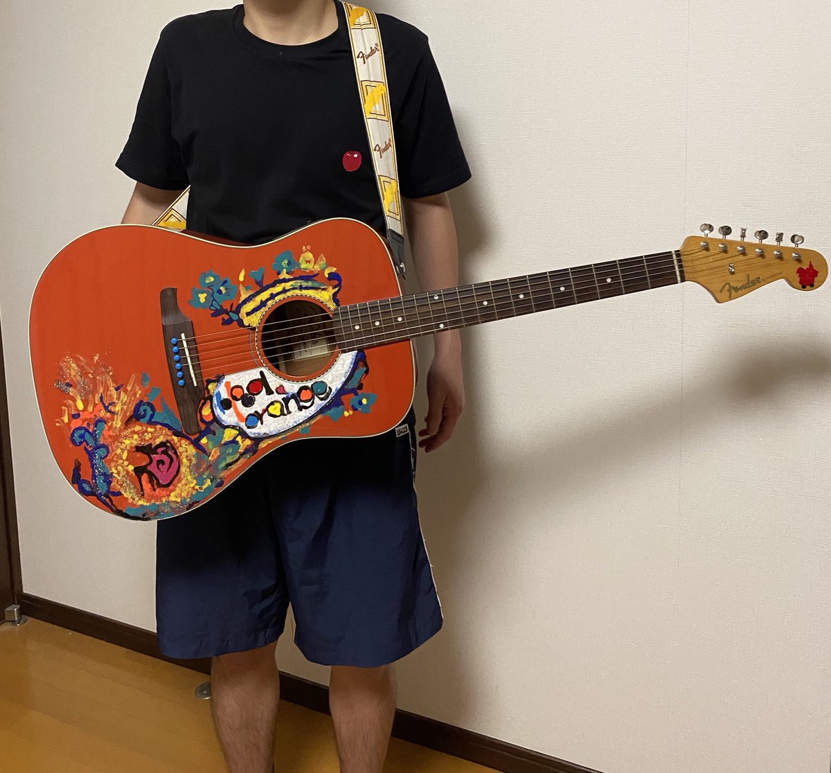 1ヶ月 #ブラオレギター を作成しておりまして、大体は完成しました