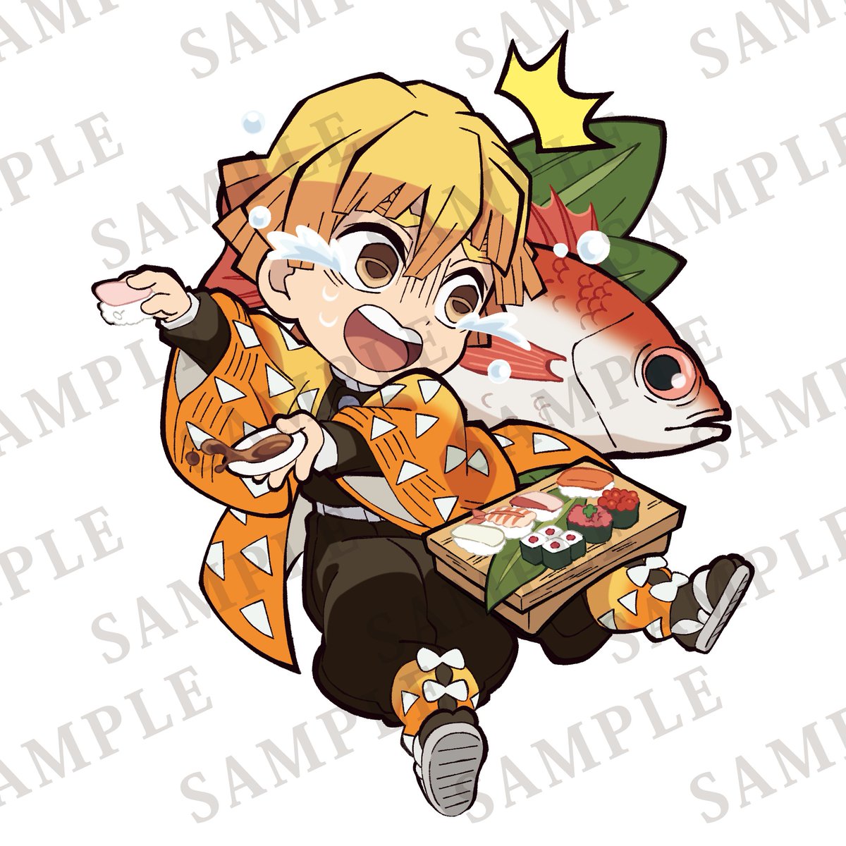 我妻　善逸 ポスター DINING 鬼滅の刃 ufotable Wチャンス