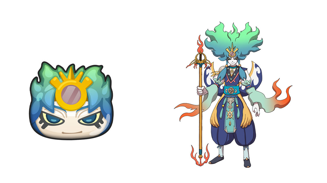 今日の妖怪ぷに（111）】 「賢神アマテラス」 ランク ：SSS しゅぞく