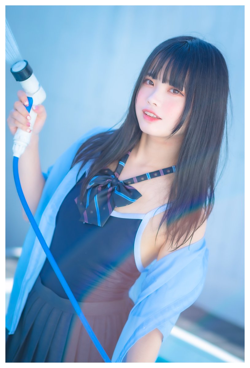 まめだいふくさん ・ スク水と制服の夏の日 ・ @poyodaifukuya