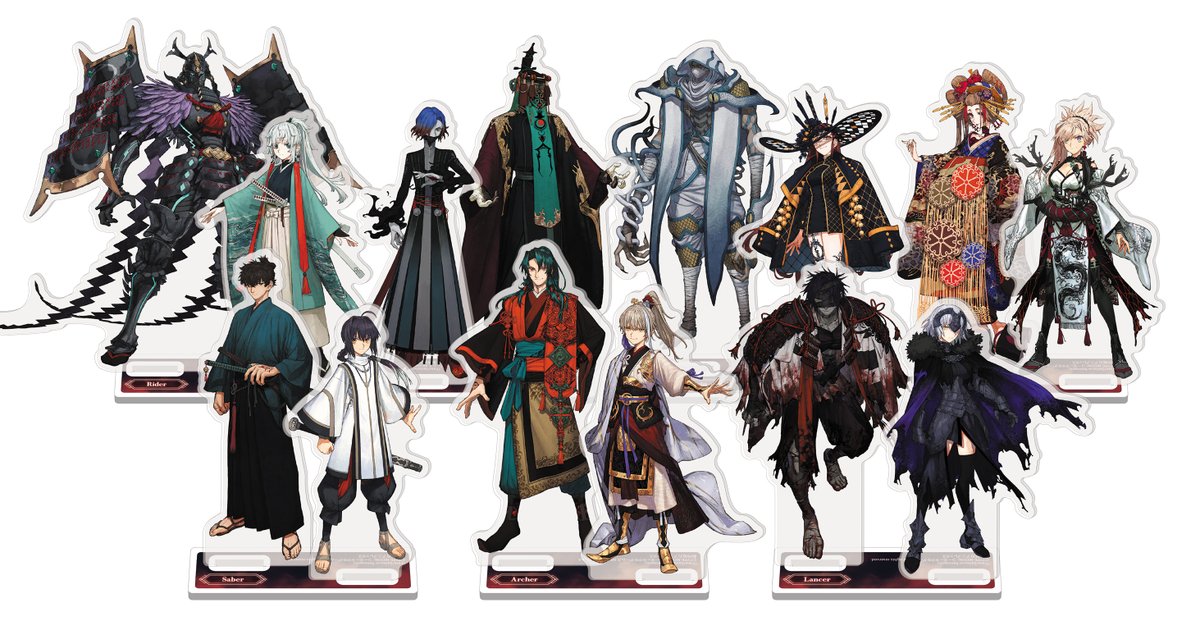 📢 #TGS2023 グッズ紹介② ＼ 『Fate/Samurai Remnant』の七人七騎、七