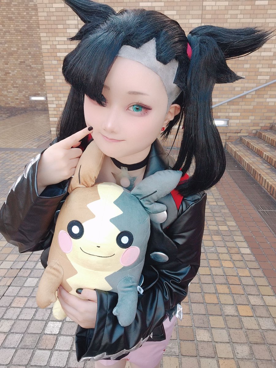 ⚠cos 念願の剣盾マリィちゃん( ; ; )💕 ウィッグもお化粧も頑張っ