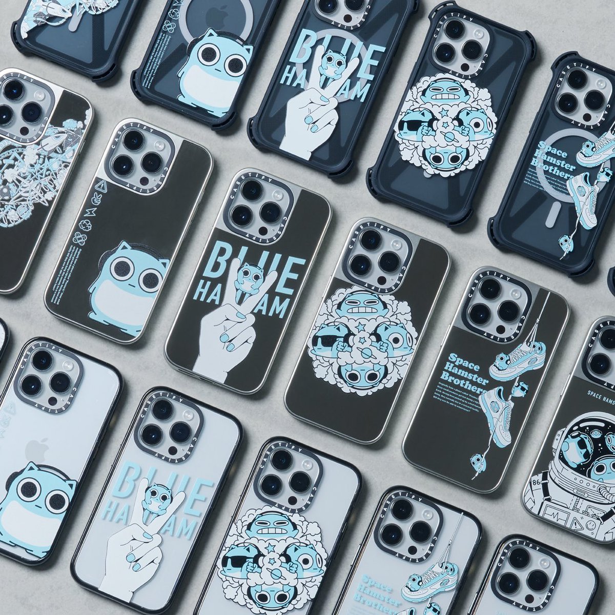 CASETiFY × BLUE HAMHAM】 Available all over the world✈️ ブルー