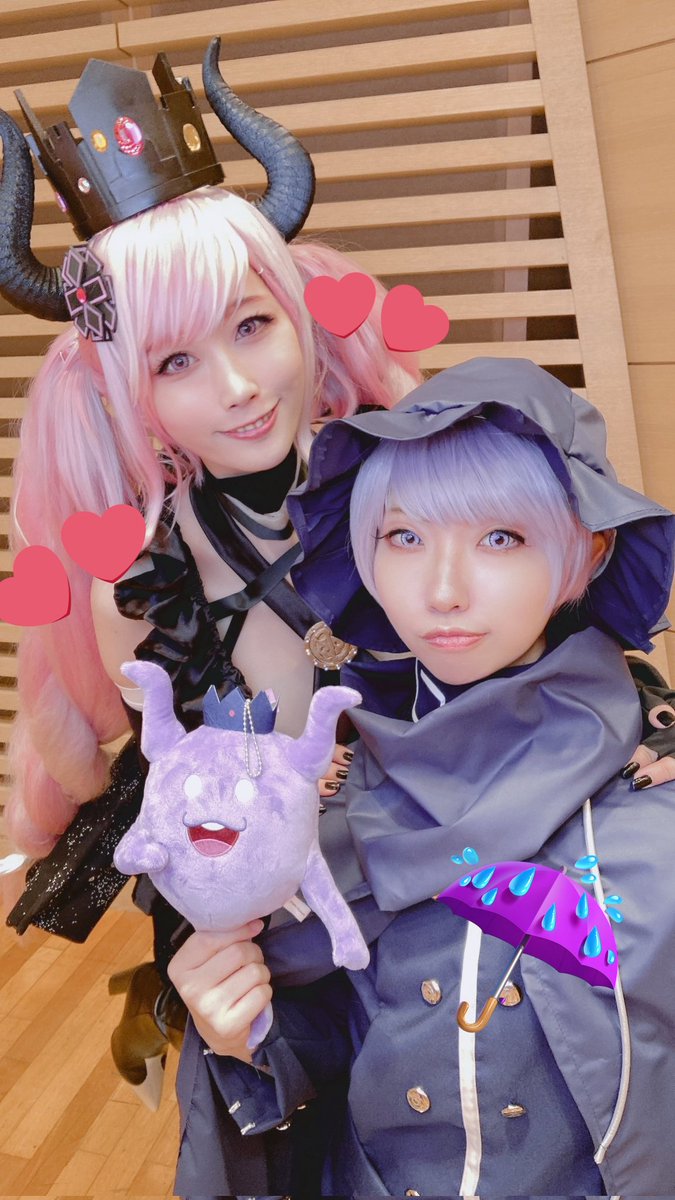 レインコード初コスしてきた〜!!死に神ちゃん!!衣装もウィッグも頑張っ