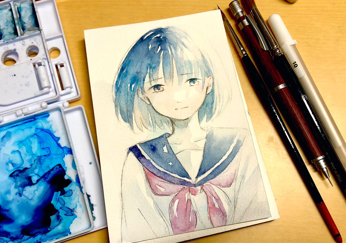 水彩画 #watercolor #illust