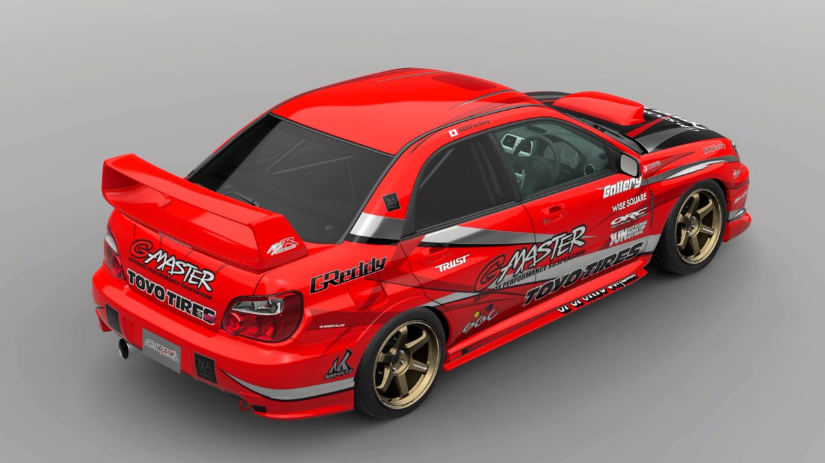 GP SPORTS GDBインプレッサ- 出来るだけ似せて作りましたが完全再現と