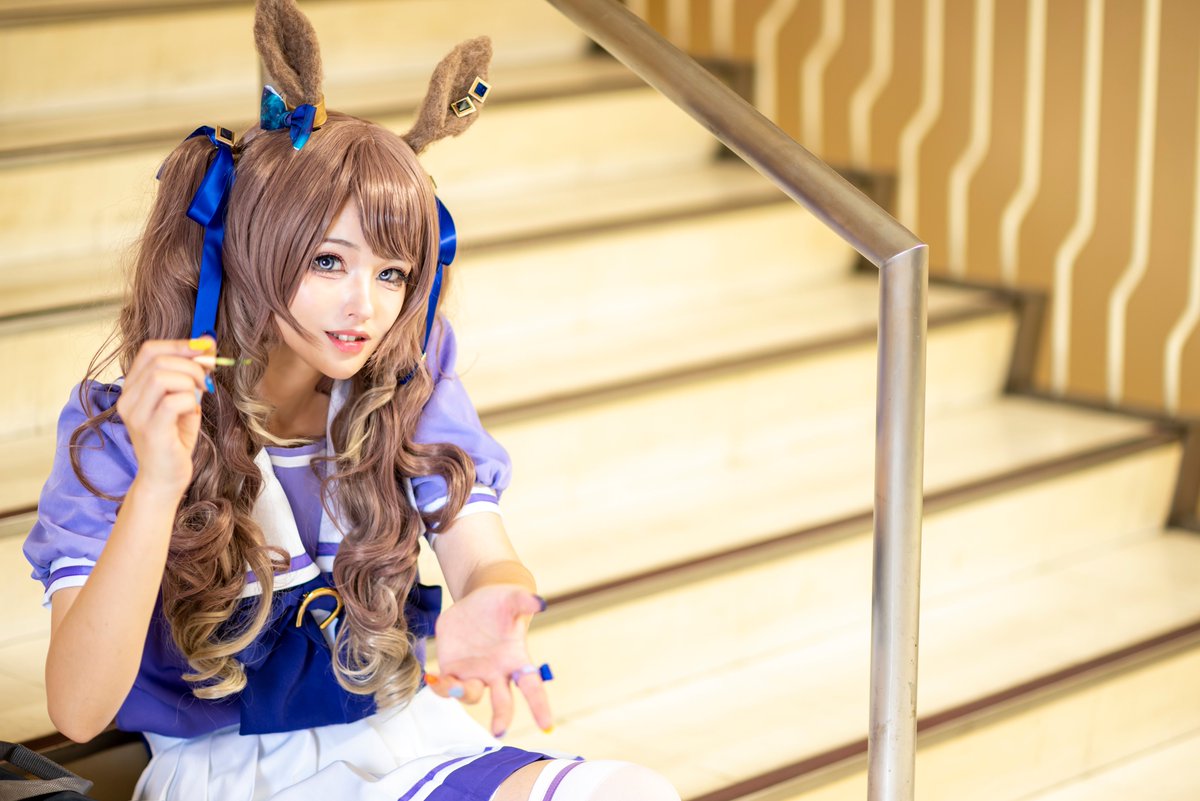 cosplay 4K ウマ娘／トーセンジョーダン ⌌ トレーナーもする？ ほら爪