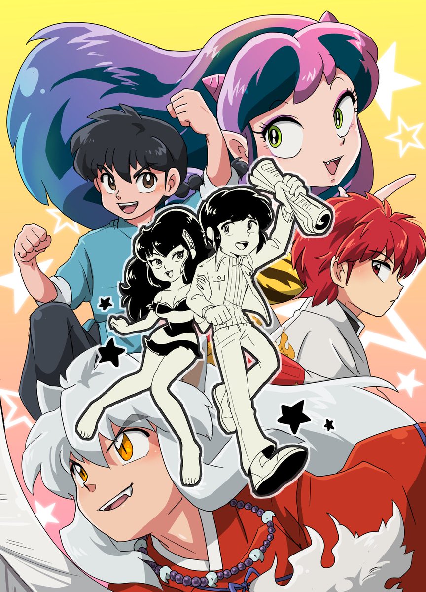 ちょっと古いけど気に入ってる るーみっくイラストまとめ❗️ 1/2