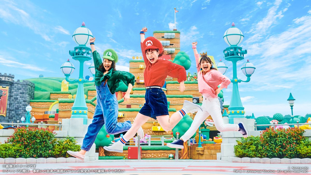 ✊#ジャンプでマリオ✊ スーパー・ニンテンドー・ワールド™で撮影した