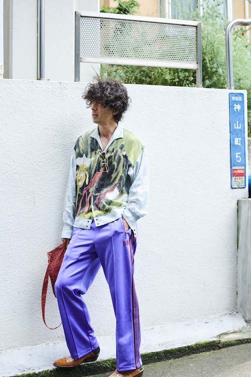 NEEDLESのジャージを取り入れた“滝藤スタイル”2⃣ （『#服と賢一 #滝藤