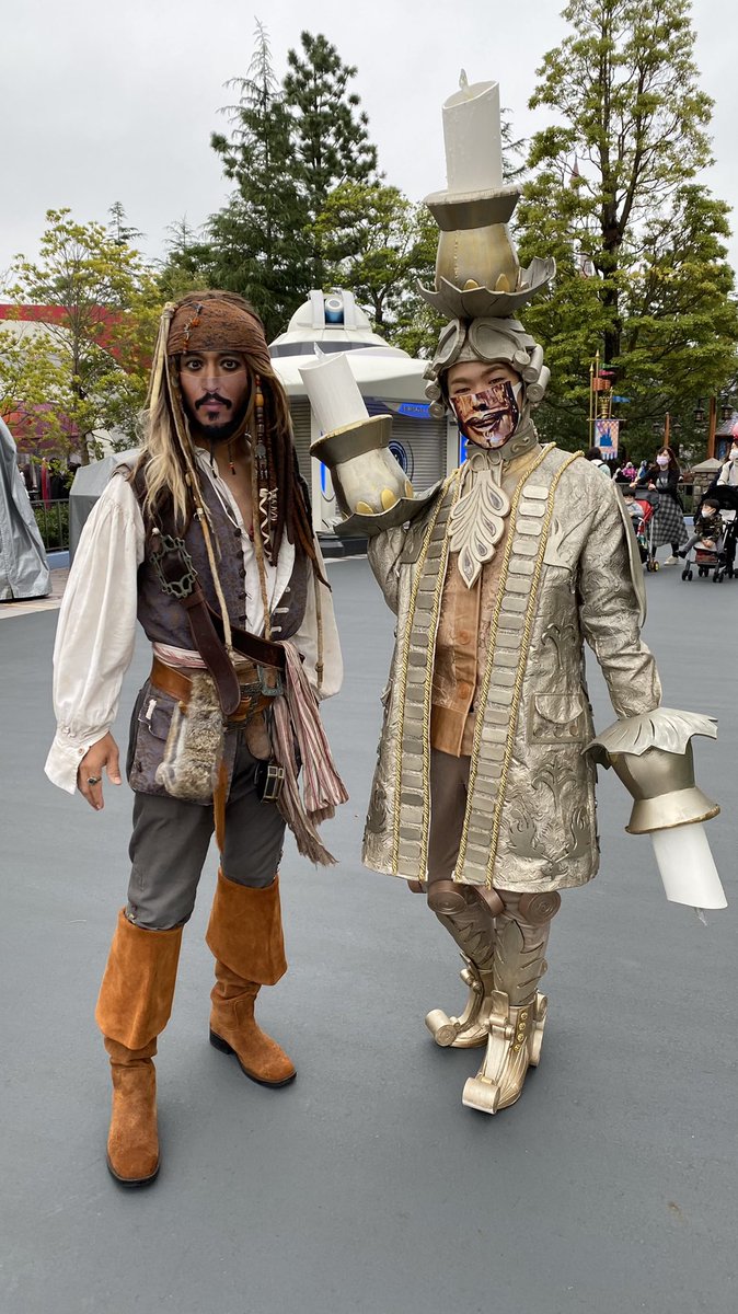 ジャックさんに会えましたー❣️ #dハロ仮装 #ルミエール #cosplay