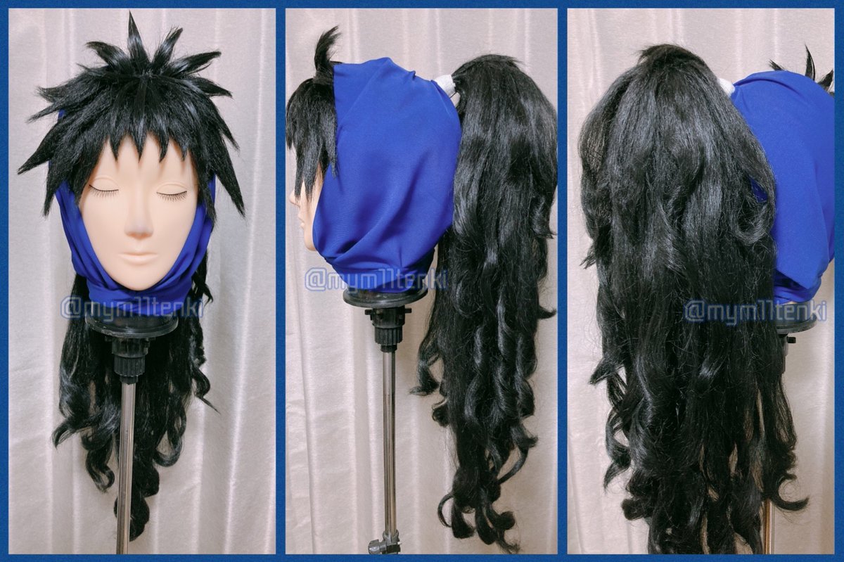 まゆめズラ工房 RKRN//忍たま 久々知兵助 ウィッグ 彼の独特な結い上げ