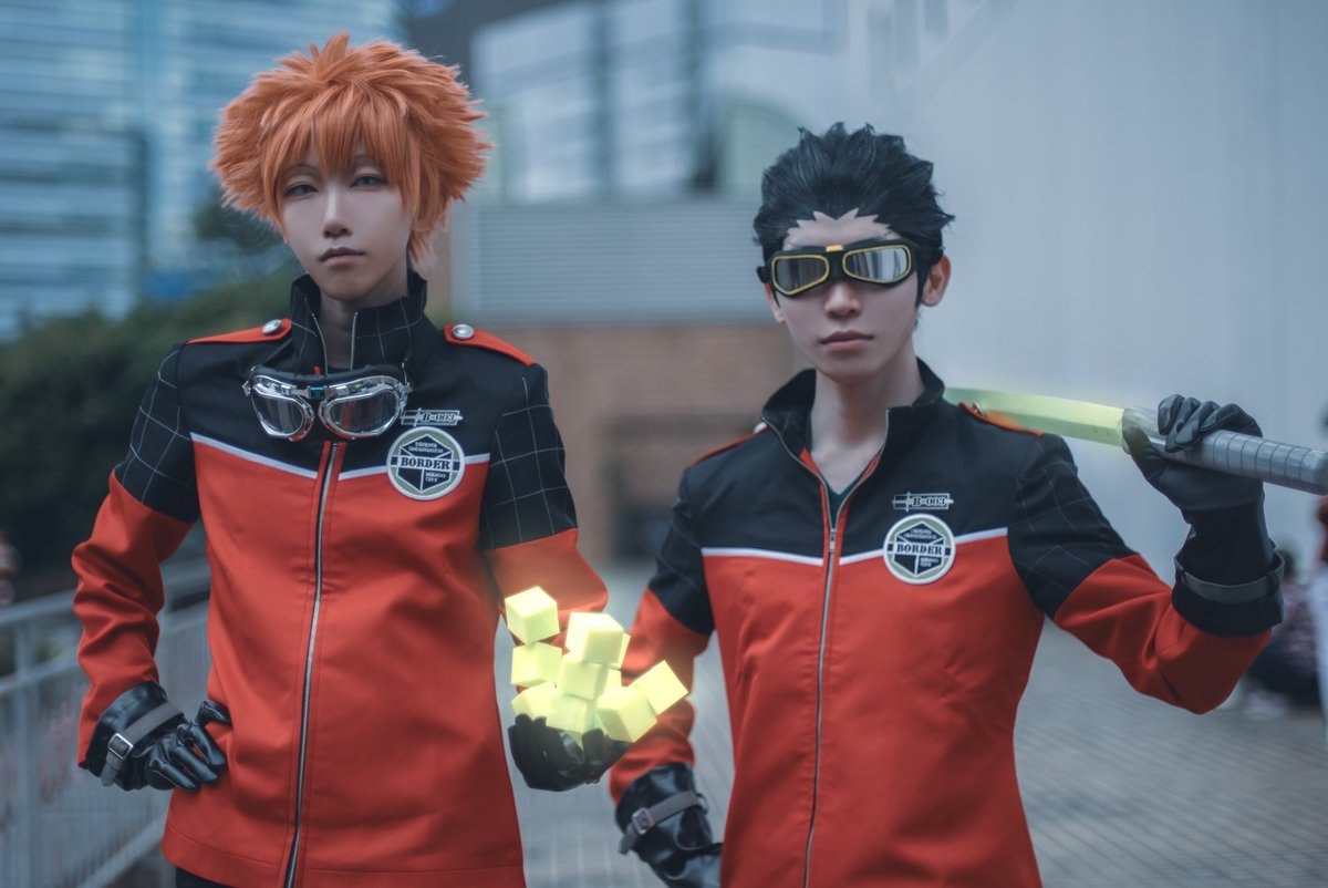 コスプレ🔹ワールドトリガー 水上敏志:廃材 生駒達人:ぱっちょ