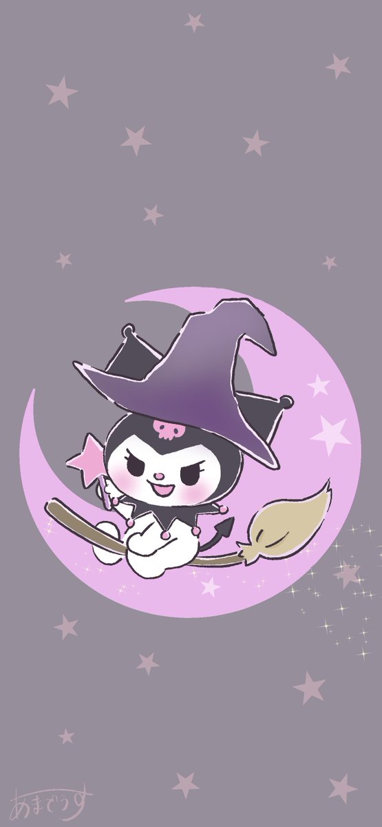 魔法使いクロミちゃん🪄➰⭐️ #クロミ #サンリオ #イラスト #お絵描き企画