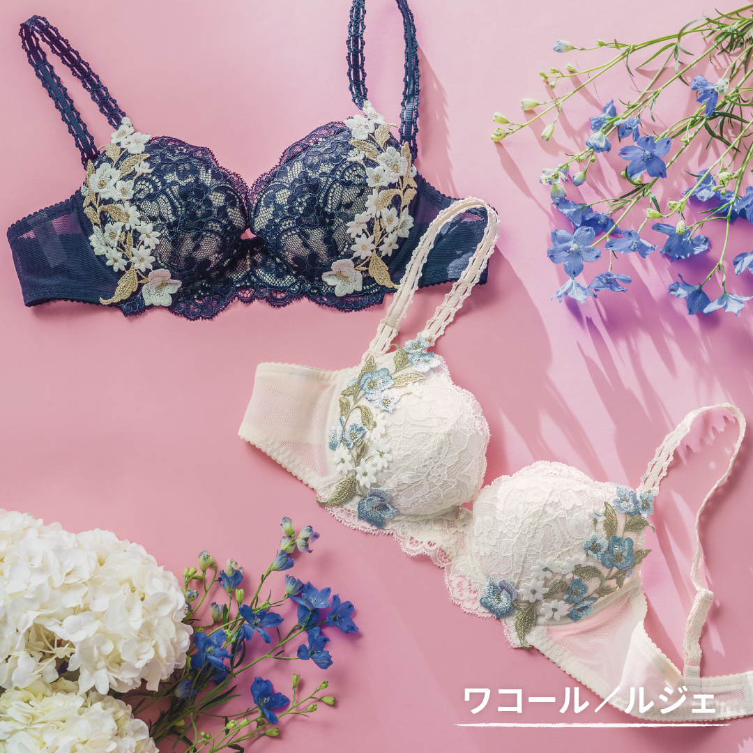 ワコール／ルジェ＞🫐🕊💎 憧れの庭園と 愛おしいスミレの花❀❁ 23