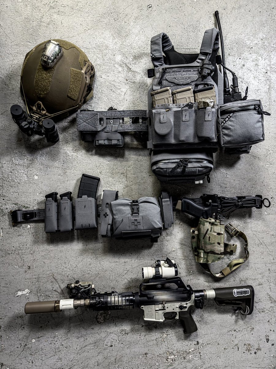 VTG WOLF GREY New Equipment set up⚡️ プレキャリ、ベルト、ポーチ
