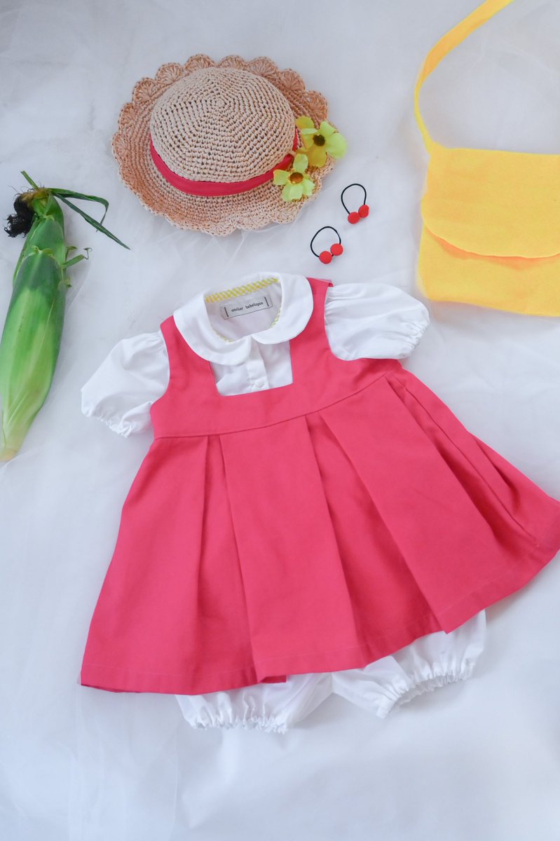 トトロのめいちゃん服出来た～🌽🌼1日2回トトロを見るくらいハマってる