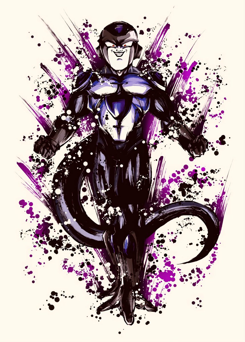 フリーザ新形態 #ドラゴンボール超 #DragonBallSuper #墨絵