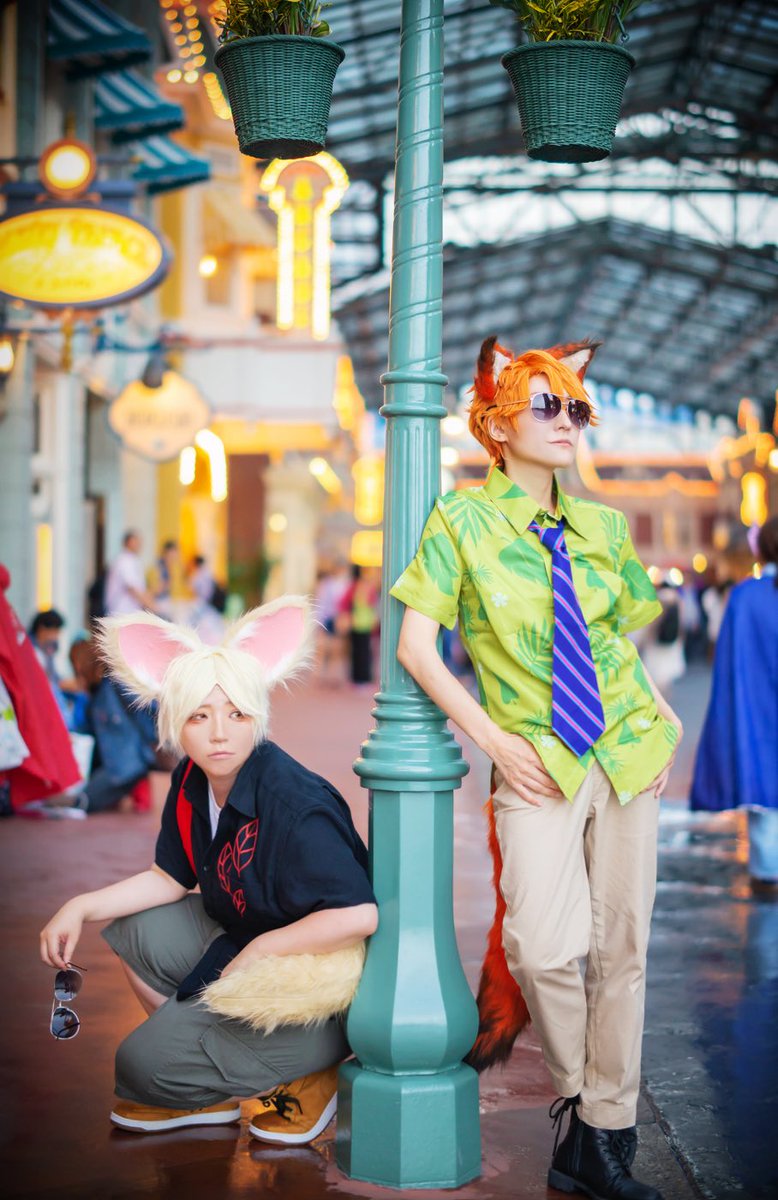 Dハロ仮装】 ズートピア/ニック・ワイルド フィニック:ame(@usk_m ) 雨