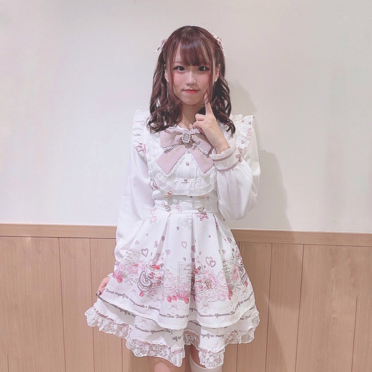 LIZ LISA】Sewing Bear柄セットアップ 美品