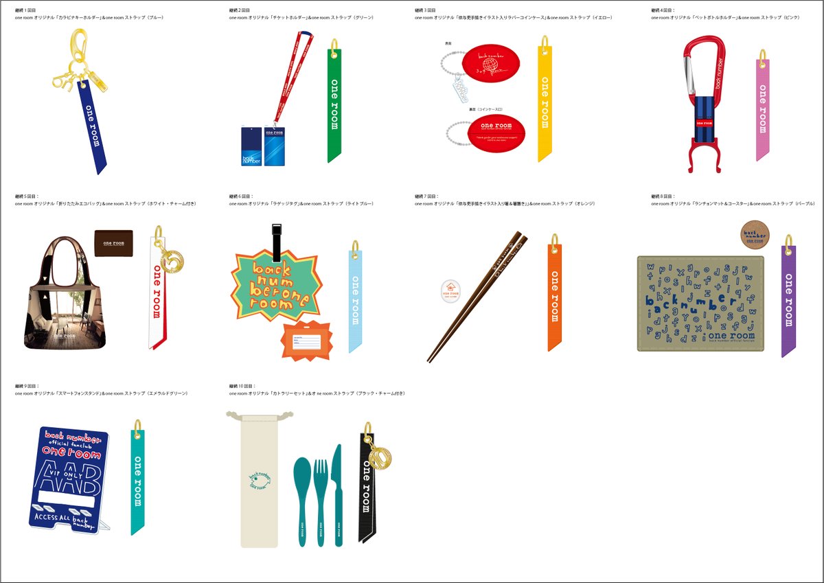 ファンクラブ「one room」も11月で10周年！ 継続特典10回目が完成しま