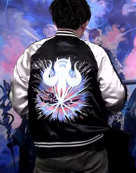 OMFG THIS FFXIV HYDAELYN AND ZODIARK BOMBER JACKET THAT YOSHI-P IS