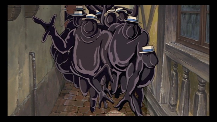 ハウルとソフィーの周りに現れたのは「ゴム人間」という使い魔です