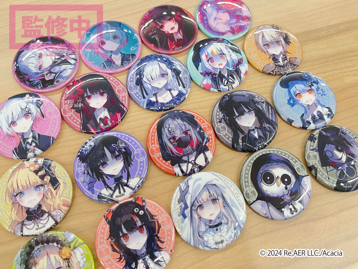 ベルハウスから発売予定の『魔法少女ノ魔女裁判』のグッズのお写真を