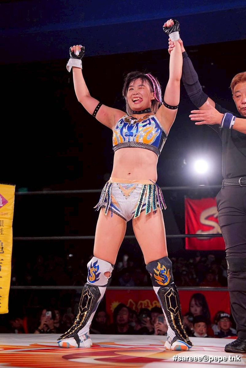 うちの子が勝ちました！ #MIRAISS #みちのくプロレス #SareeeISM