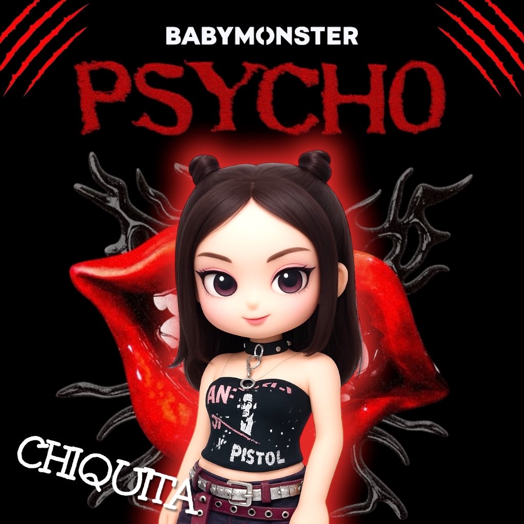 PSYCHO💋CHIQUITAver #BABYMONSTER #2ndMINIALBUM #WEGOUP #PSYCHO