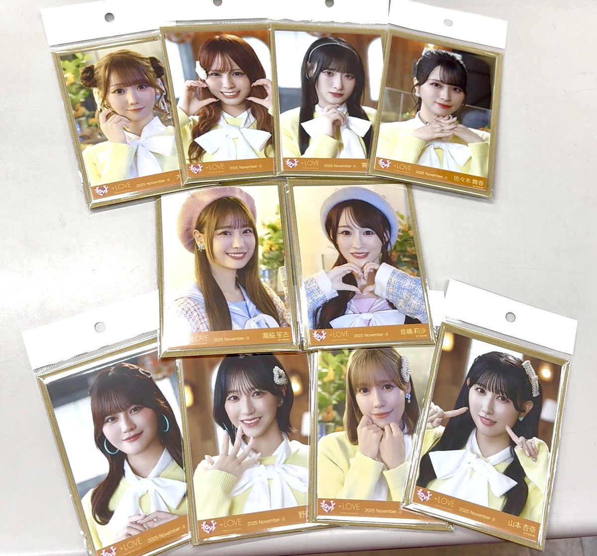 LOVE 生写真 直筆 木漏れ日メゾフォルテ 音嶋莉沙 LOVE イコラブ 音嶋