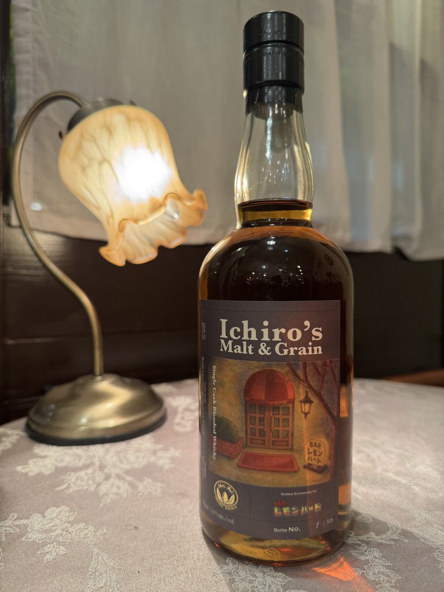 BARレモン・ハート 40周年記念ボトル 【イチローズモルト＆グレーン