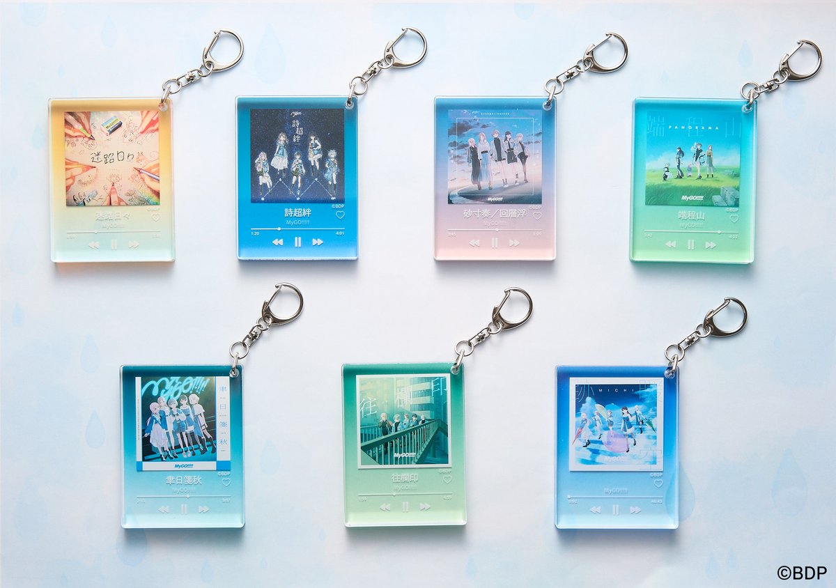 MyGO!!!!!ぶあついトレーディングアクリルキーホルダー ボックス MyGO