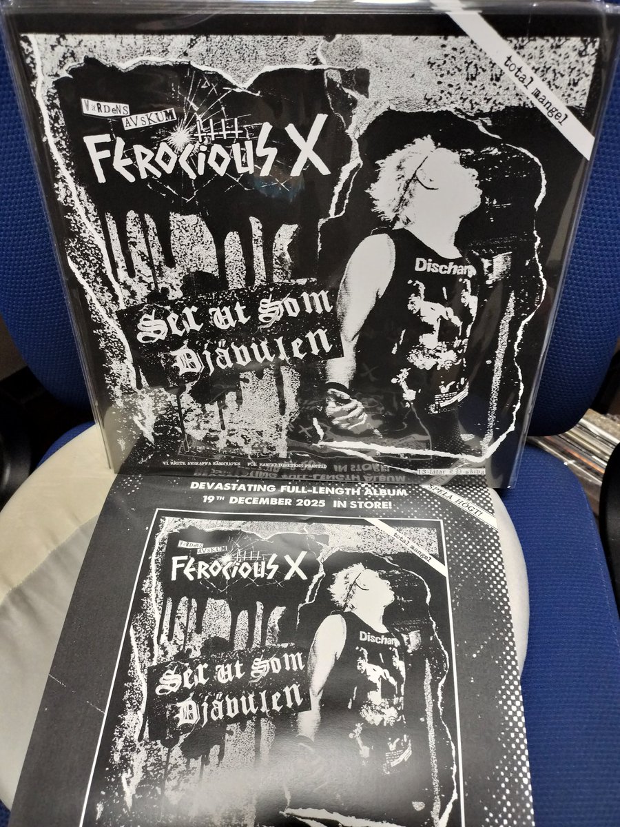 December 19th In Store !! FEROCIOUS X / Ser Ut Som Djavulen LP
