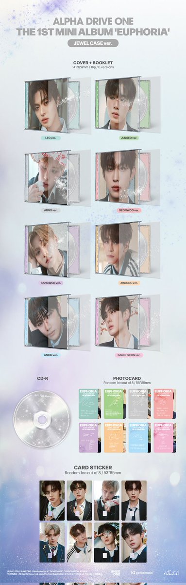 🤍🤍🤍 ALPHA DRIVE ONE [EUPHORIA] 🤍🤍🤍 📍JEWEL CASE ver.アルバム